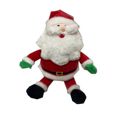 large father christmas soft toy