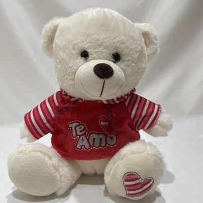 25 Cm Teddy Bear W/ Clothes Plush Toy Cute Plush Item For Valentine'S Day
