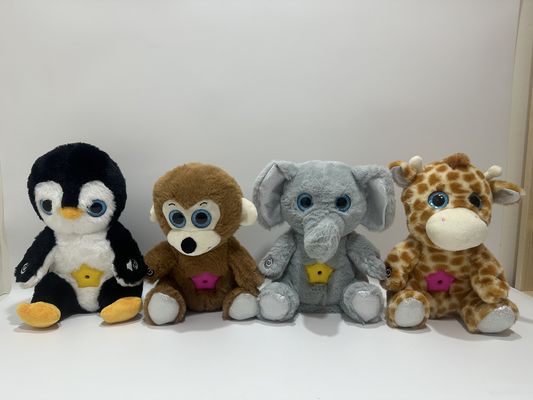 Night Light Stuffed Animals Singing Soother Toys For Kids Lullabies