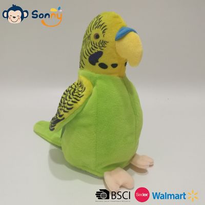 Voice Recording & Repeating and Wings Flapping Plush Parrot