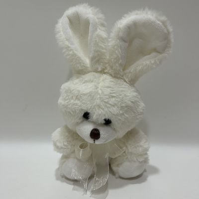 25CM 10&quot; 3 CLRS Easter Plush Toy Bunny Rabbit Stuffed Animal with Bowtie