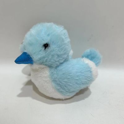 Fluffy and Vivid Plush Blue Pigeon w/ Sound Animated Bird Toy BSCI Factory