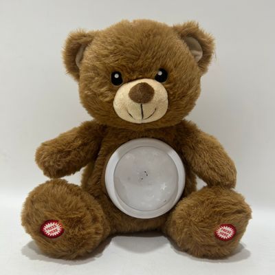2023 New Coming Baby Plush Toys Teddy Bear Musical Soother and Light up BSCI Factory