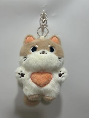 100% PP Cotton Filling Raccoon Key Chain With Music Box