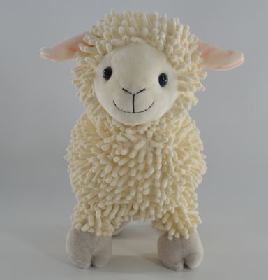 Dreadlock Sheep Can Stand or Lie Down New Plush Toy BSCI Audit