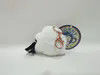 Quirky White Ghost School Bag Charm Cute Plush Doll Keychain
