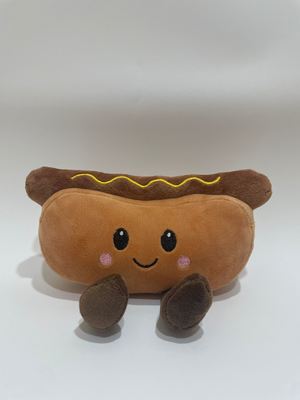 7 Pcs Assorted Hotdog Plush Toys, Cute Food Stuffed Animals For Kids And Home Decoration