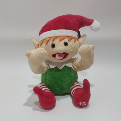 Peekaboo Elf with Music and Moving Arms