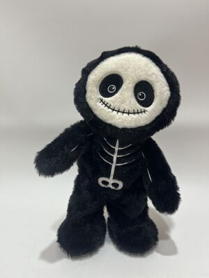 Halloween Skeleton Plush Toy with Swinging Arms Singing and Dancing Spooky Skeleton Doll