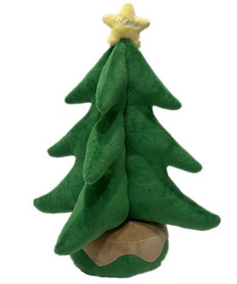 35cm 13.8in Stuffed Animal Christmas Tree Electric Plush Climbing Ladder Santa Claus