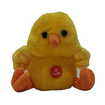 14cm 5.51 Inchsoft Easter Plush Toy Chicken Hen Talking Musical