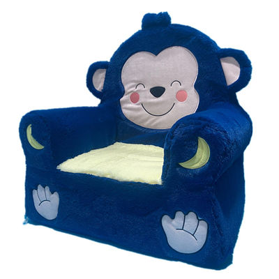 48cm Decorative Stuffed Animals Monkey Plush Chair Memory Foam Bean Bag Chair
