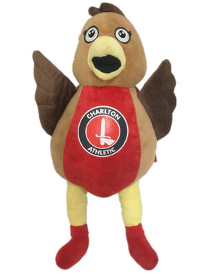 0.4M 15.75in Brown Red Souvenir Toy Charlton Athletic Mascot For Child Friendly