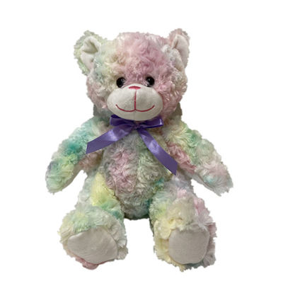 Tie Dye 27cm 10.63in Singing Giant Valentines Day Teddy Bear Stuffed Animals
