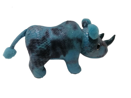 OEM Blue Rhinoceros Gift Stuffed Animal Ultra Soft