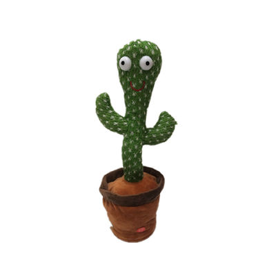 Recording Repeating Dancing Singing Cactus Plush Toy Customized