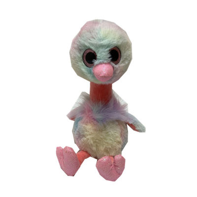 Plush Material Recording Repeating Flamingo Toy Tie Dye Color