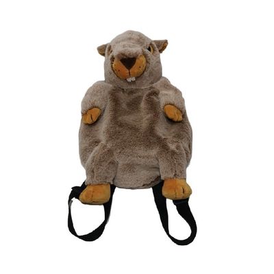 35cm Marmot Stuffed Toy Backpack Memorial Gift Realistic