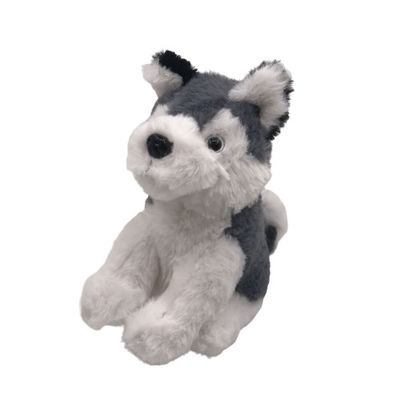 Talking Back Recording Plush Toy Repeating Husky With Long Fur