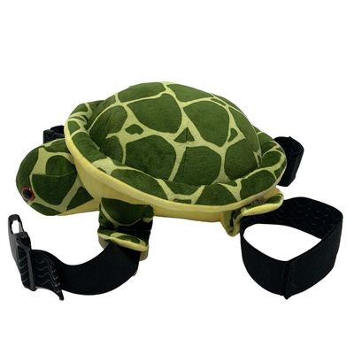 Green Spotted Plush Turtle Buttock Protector Kid Size 45cm For Outdoor Activities