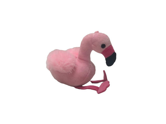 100% PP Cotton Filling Flamingo Keychain With Music Box Recording Repeating