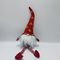X'Mas Thanks Giving Day Gifts Red Plush Gnome Stuffed Toy 30cm With Long Beard