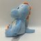 Stroller Toy With Rattle Blue Stegosaurus for Kids Baby Plush Toys BSCI Factory