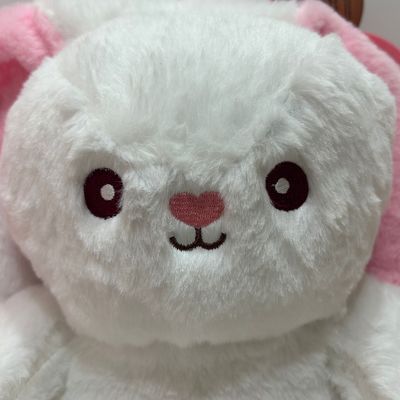 18CM 7&quot; 3 CLRS Easter Plush Toy Bunny Rabbit Stuffed Animal in Strawberry