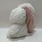 25CM 10&quot; Pink&amp; White Easter Plush Toy Bunny Rabbit Stuffed Animal in Strawberry