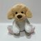 28CM Plush Toy Puppy Stuffed Animal in White Bunny Costume for Easter