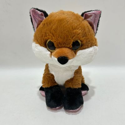 2024 New Big Eyes Series Sitting Fox Plush Toy BSCI Audit Factory