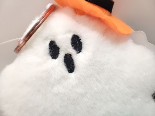 Halloween White Ghost Backpack Hanging Cute Doll Keychain