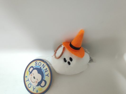 Halloween White Ghost Backpack Hanging Cute Doll Keychain