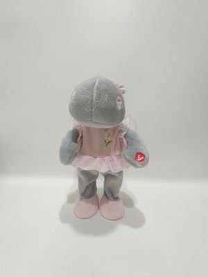 Singing and dancing hippo plush toy writhing and soothing toys