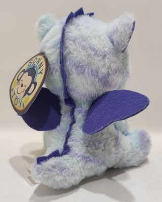 Move big-eyed dinosaur cat print electric plush toy recording speaking function