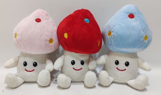 Three color record moving mushrooms left and right electric plush toy soft comfort doll