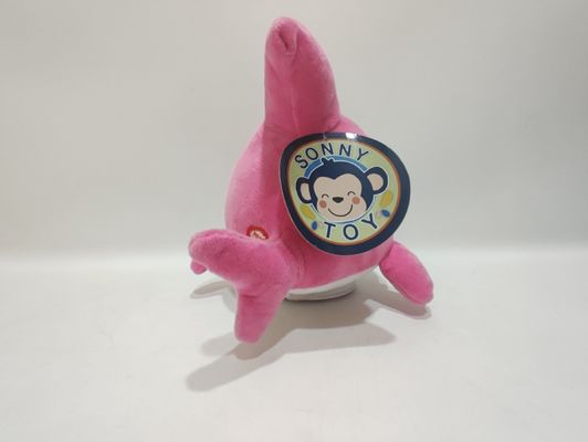 Cute Shark Baby Electric Plush Toy Will Spin and Sing and Light up