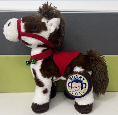 Musical Walking Horse Exquisite Plush Toy BSCI Audit Factory Plush Toy