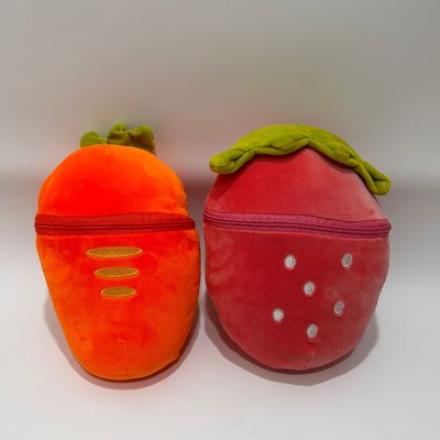 Customizable Cute Stuffed Plush Toys With Zippers Carrots-shaped rabbits