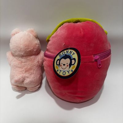 Customizable Cute Stuffed Plush Toys With Zippers Strawberry-shaped Little pig