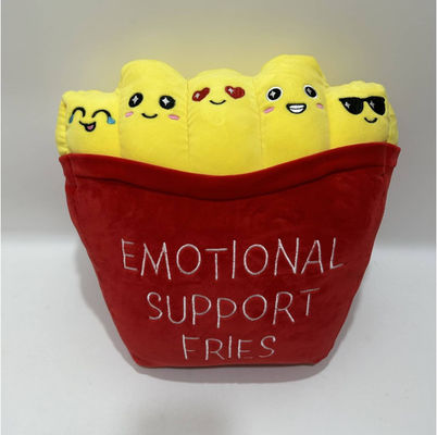Emotional Fries 35cm Cute Support Pillow Cushion Home Decoration Cuddly Plush toy
