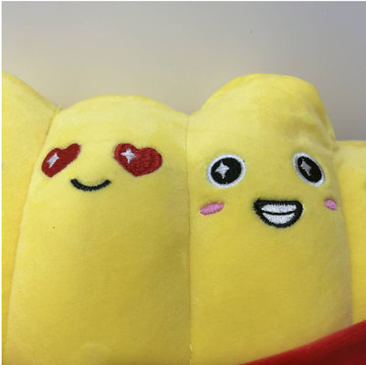 Emotional Fries 35cm Cute Support Pillow Cushion Home Decoration Cuddly Plush toy