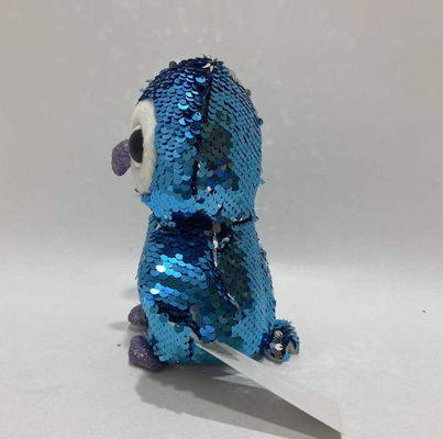 Hot Selling Voice Recording & Repeating Plush Flip Sequin Penguin Toy