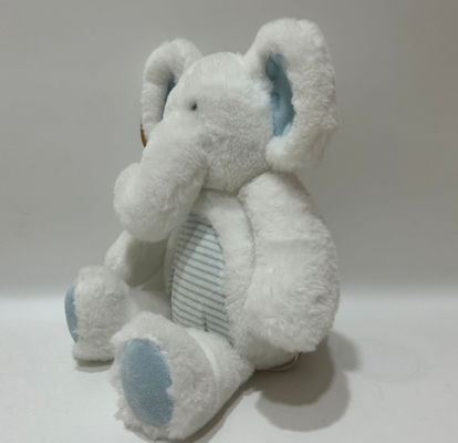 Factory Wholesale Can Customize Small Elephant Plush Toys With Rattle Paper