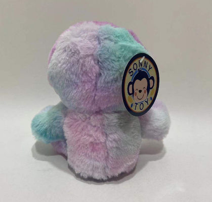 Custom Logo Recording And Repeating Left And Right Move Purple Pink Tie-Dye Sloth Plush Toy