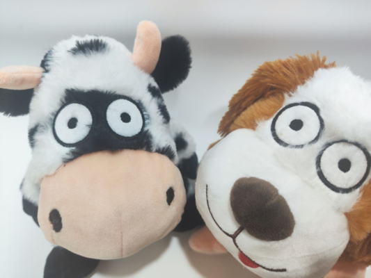 3ASSD Laugh Loud Makes Strange Noises and Wiggle Body Stuffed Crazy Animal Plush Toy funny toys