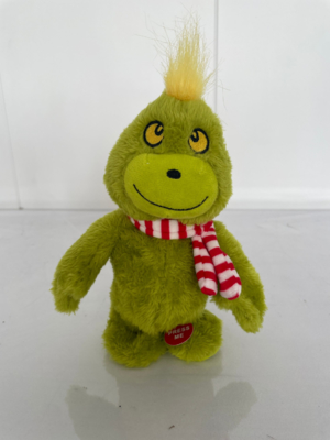 2 Christmas Gift Recording Repeating and Walking Stuffed Green Monsters Plush Toy