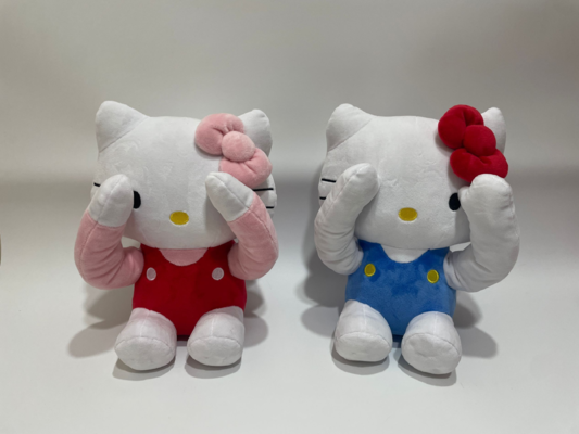 2 Colour Peekaboo Hello Kitty Educational Toy Best Gift for Kids Plush Toy