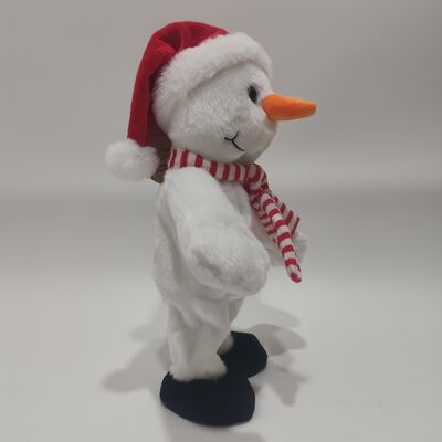 Singing & Dancing Christmas Snowman plush toy