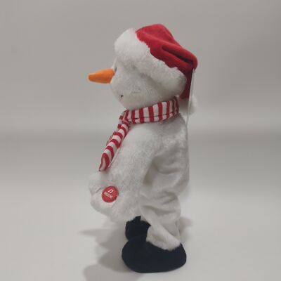 Singing & Dancing Christmas Snowman plush toy